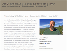 Tablet Screenshot of cityrolfing.com